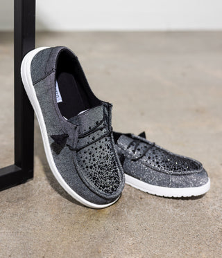 Maco Water Drop Sneaker in Black Naughty Monkey