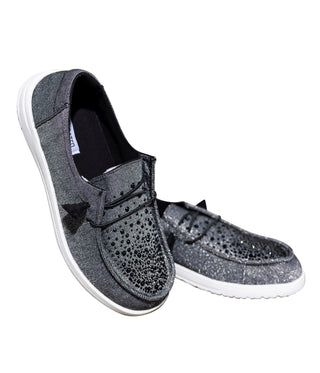 Maco Water Drop Sneaker in Black Naughty Monkey