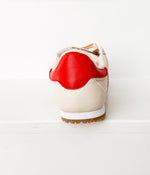 Madrid Sneaker in Beige/Red