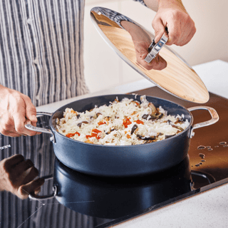 Maestro 3.5 Qt. Nonstick Sauté Pan with Lid - By Baano