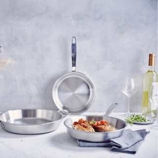 Maestro Frying Pan — 5-Ply Stainless