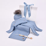MAILLE LOVE | Boys Blue Knit Gift Set (5)
