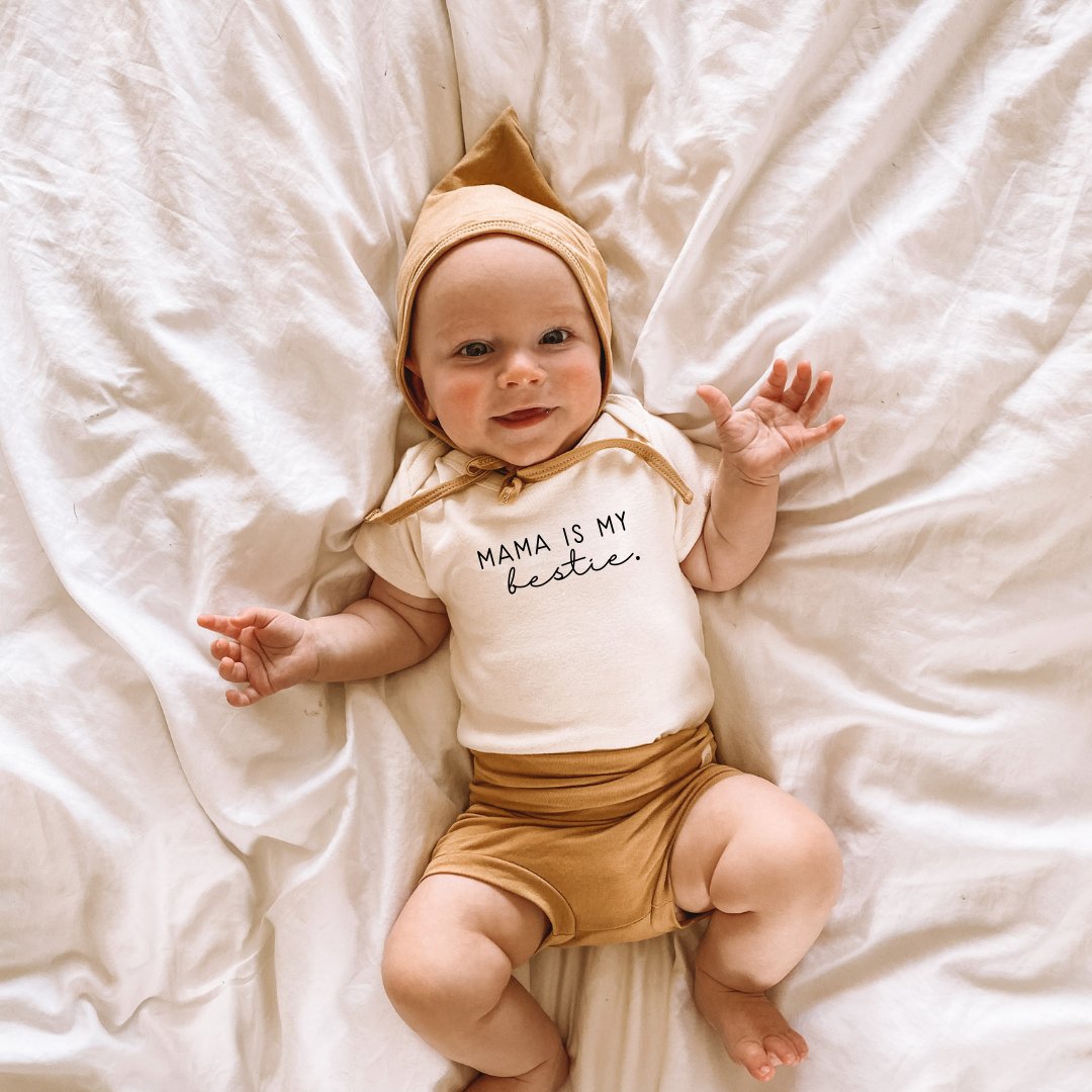 Mama is my Bestie Organic Baby Bodysuit - By Baano