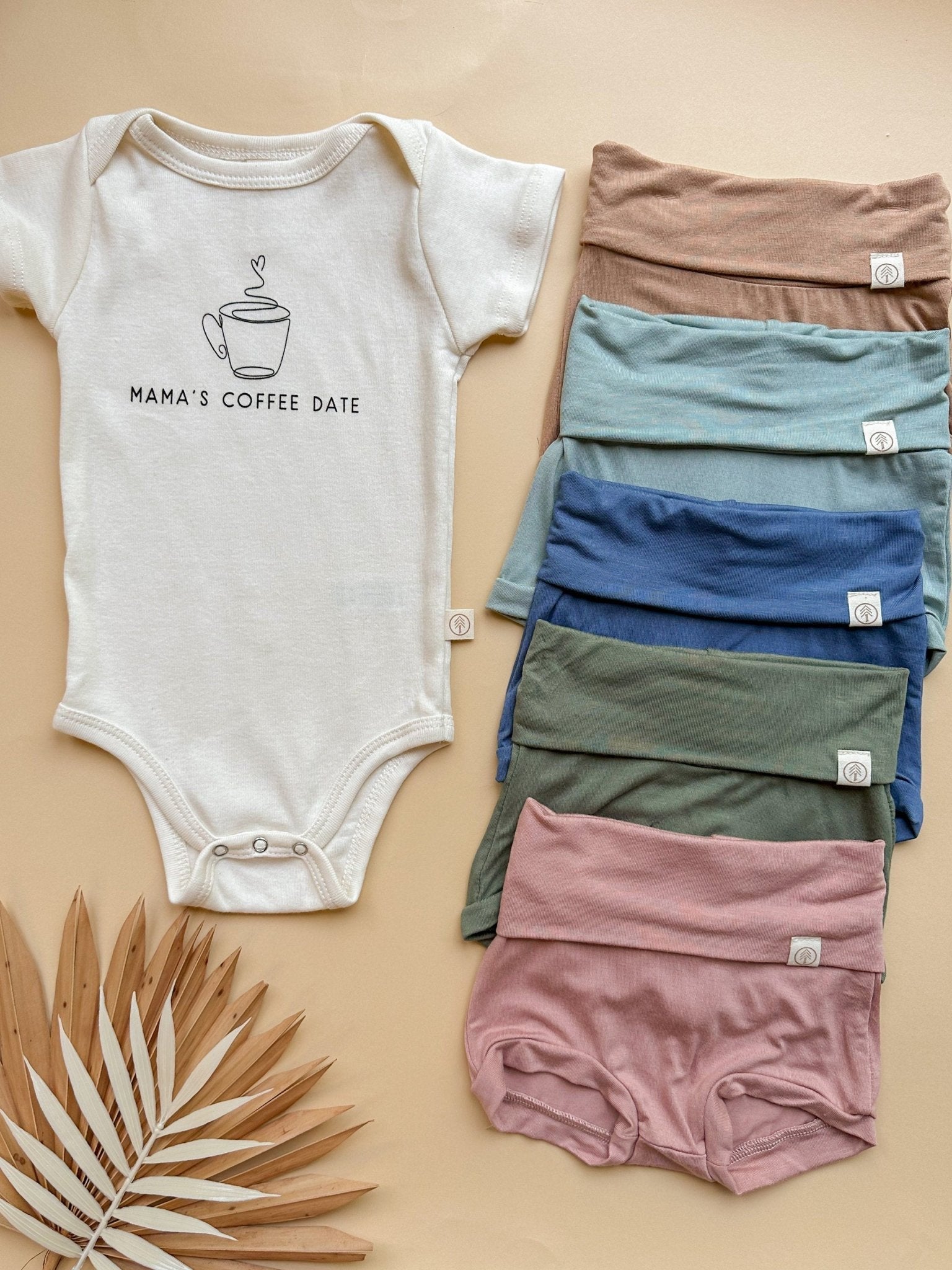 Mama's Coffee Date Organic Baby Bodysuit - By Baano