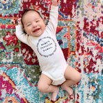 Mama's Favorite Human Organic Bodysuit Long Sleeve - By Baano