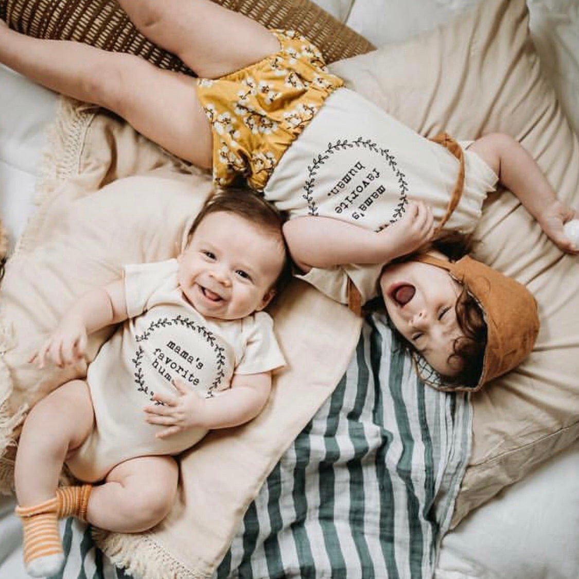 Mama's Favorite Human Organic Baby Bodysuit Tenth & Pine