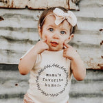 Mama's Favorite Human Organic Baby Bodysuit Tenth & Pine
