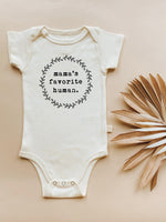 Mama's Favorite Human Organic Baby Bodysuit Tenth & Pine