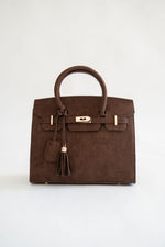 Margo -  Faux Suede Handbag