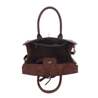 Margo -  Faux Suede Handbag