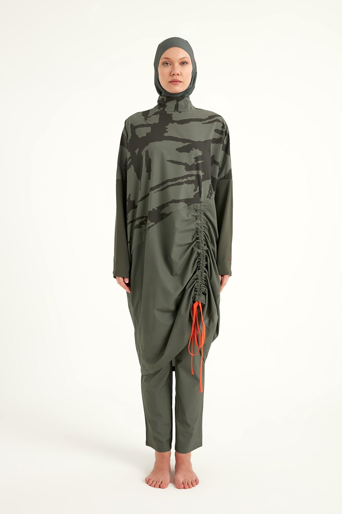 Khaki Full Coverage Modest Swimwear Burkini Set M2516 - By Baano