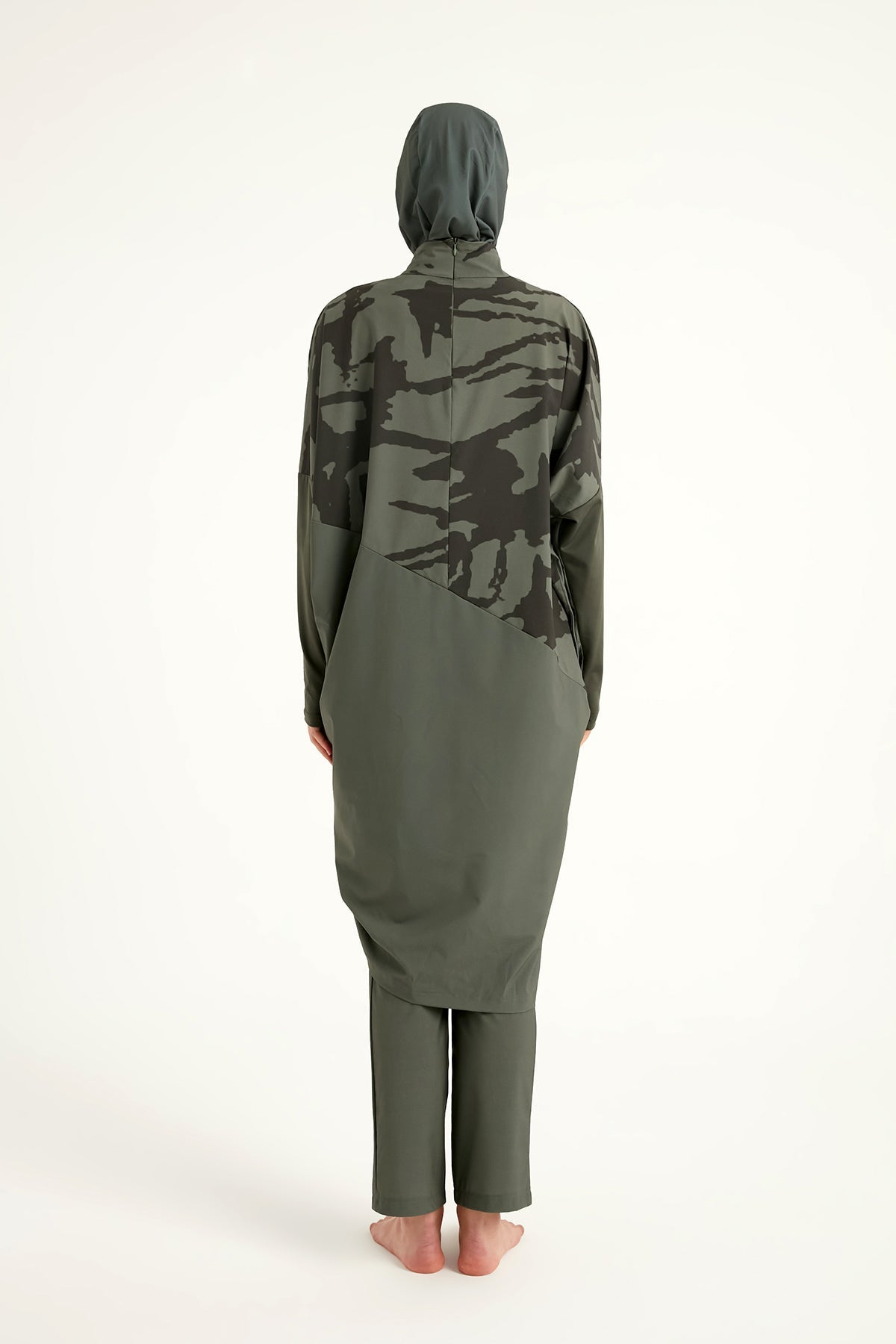 Khaki Full Coverage Modest Swimwear Burkini Set M2516 - By Baano