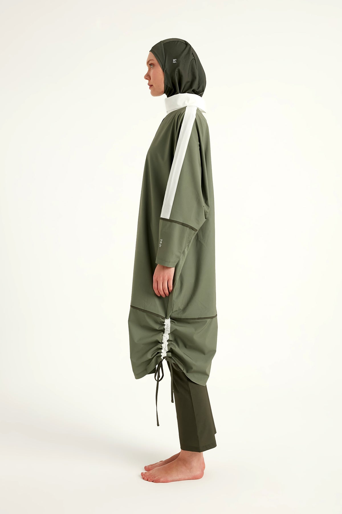 Khaki Modest Full Coverage Swimsuit – Islamic Burkini Set | M2521-1 - By Baano