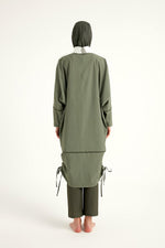 Khaki Modest Full Coverage Swimsuit – Islamic Burkini Set | M2521-1 - By Baano
