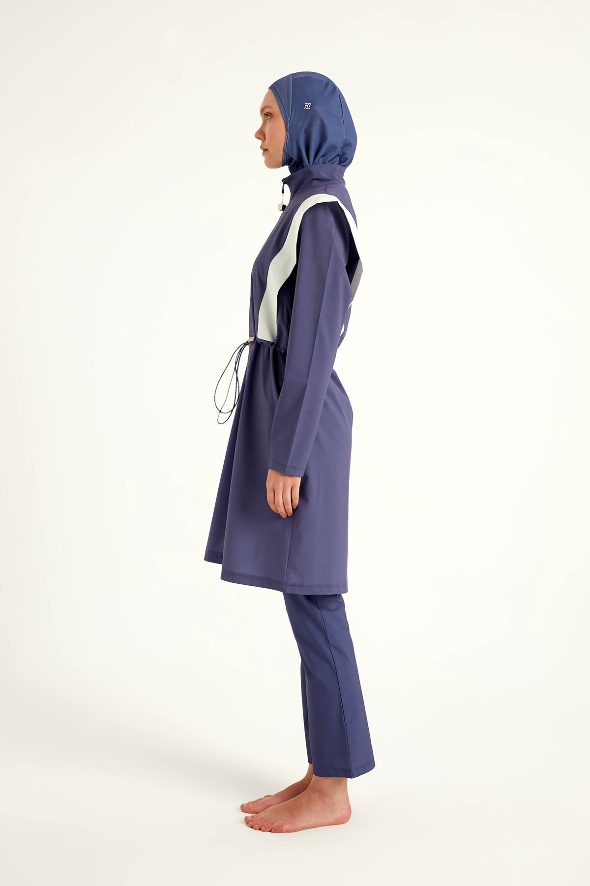 Marina Full Coverage Modest Swimsuit in Indigo - M2526-2 Marina Modest