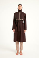 Marina Brown Full Coverage Modest Swimwear Burkini Set M2533 - By Baano