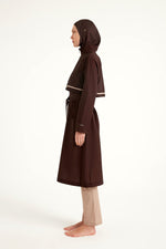 Marina Brown Full Coverage Modest Swimwear Burkini Set M2533 - By Baano