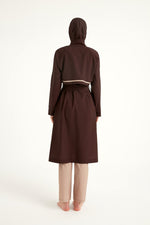 Marina Brown Full Coverage Modest Swimwear Burkini Set M2533 - By Baano