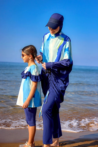 Marina UPF50+ Protected Girls' Swimsuit – C2501 Marina Modest