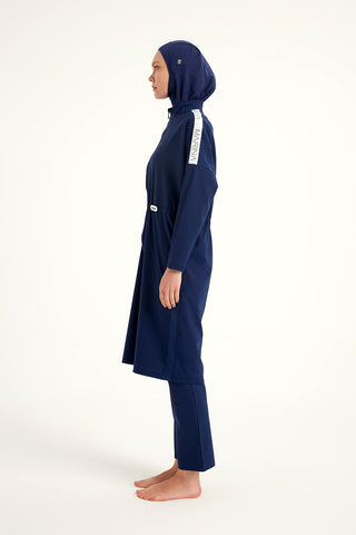Navy Full Coverage Modest Swimwear Burkini Set M2507-2 - By Baano