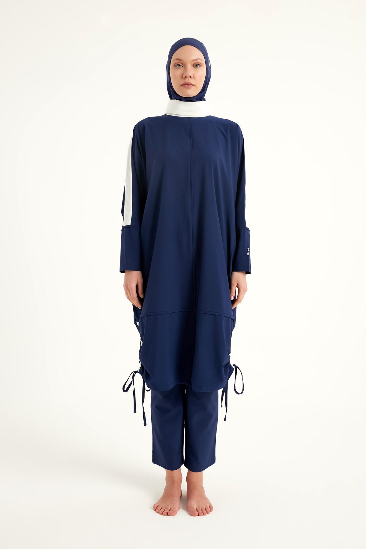Navy Full Coverage Modest Swimwear Burkini Set M2521-2 - By Baano