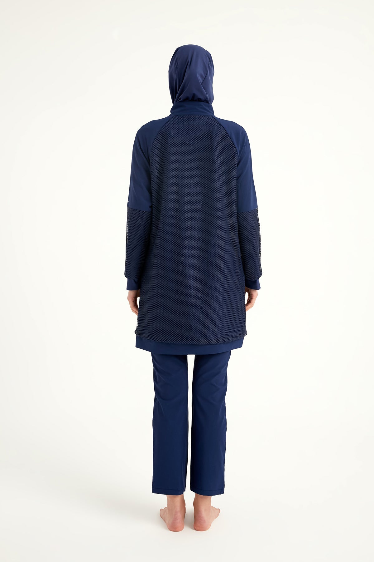 Navy Full Coverage Modest Swimwear Burkini Set M2534-2 - By Baano