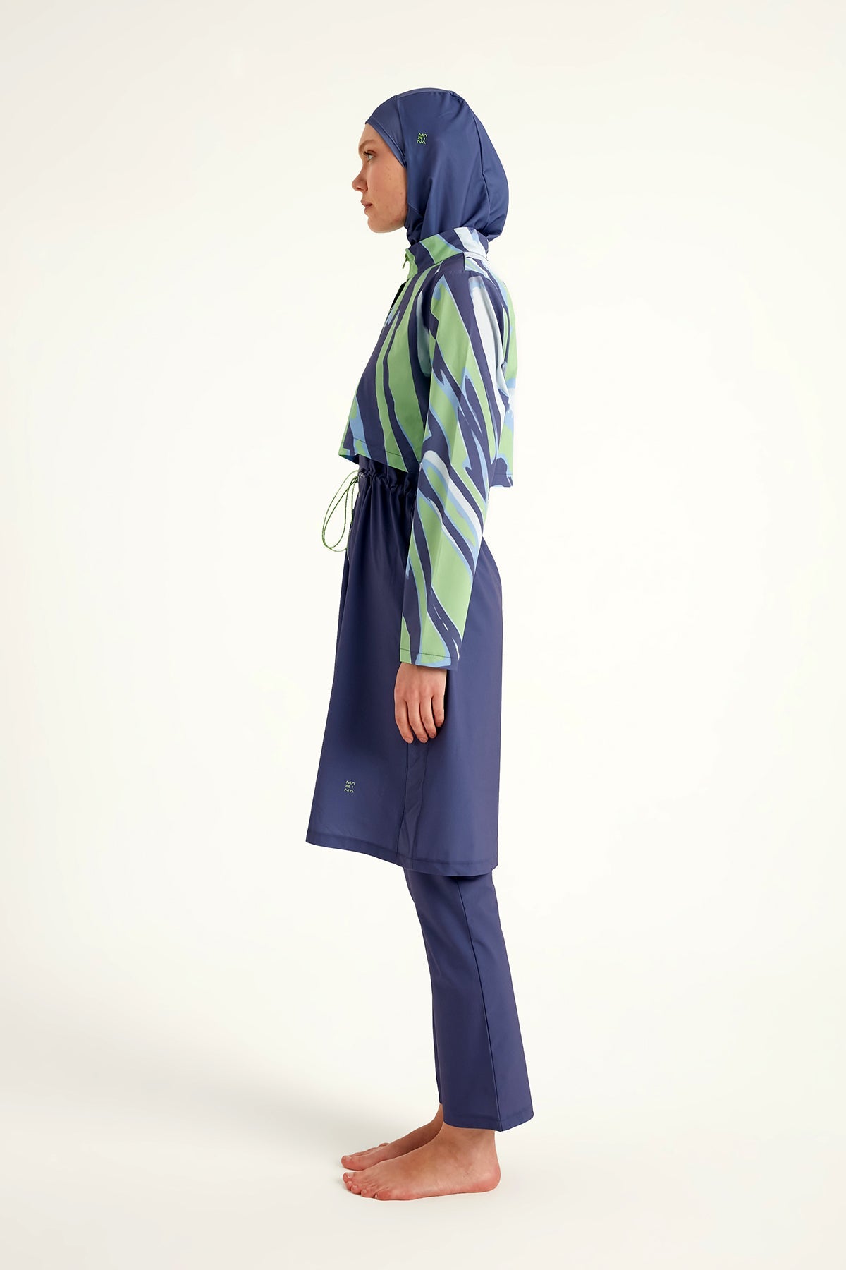 Marina Purple Full-Coverage Modest Swimsuit – M2509 - By Baano