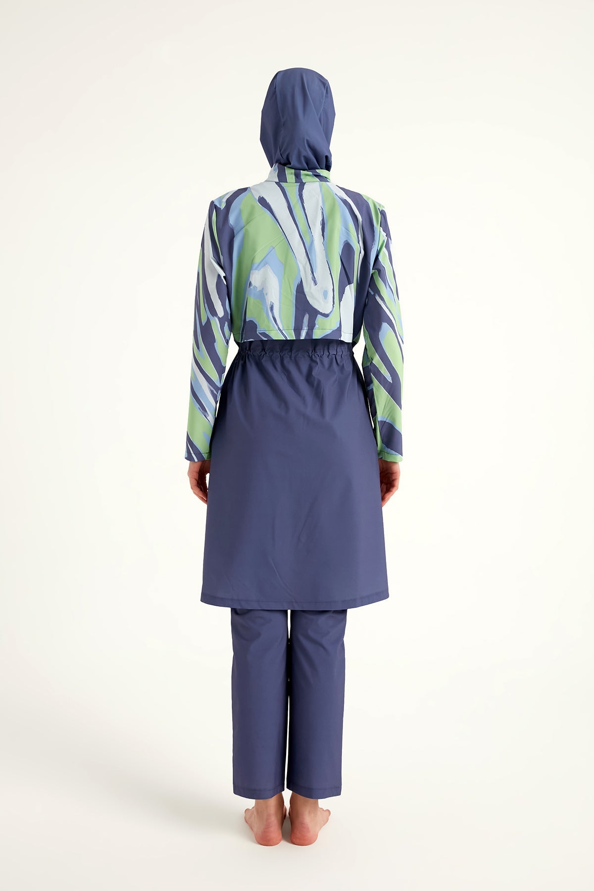 Marina Purple Full-Coverage Modest Swimsuit – M2509 - By Baano