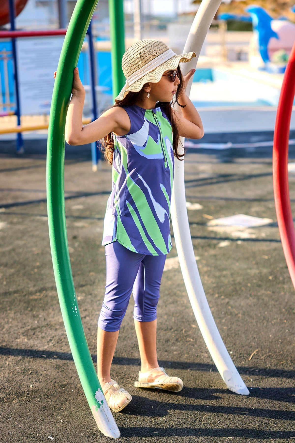 Marina UPF50+ Protected Girls' Modest Swimsuit - C2503 - By Baano