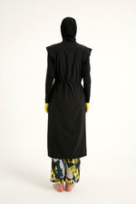 Marina Black Full Coverage Islamic Swimwear Burkini Set M2501-1 - By Baano