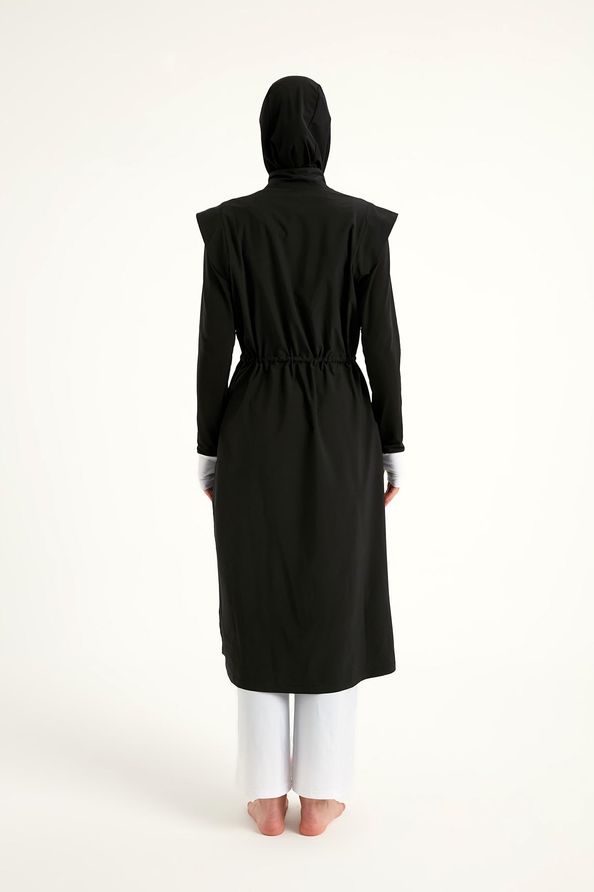 Black Full Coverage Islamic Swimwear Burkini Set M2501-2 - By Baano