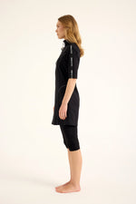 Marina Black Modest Half-Coverage Swimsuit - H2503 Marina Modest