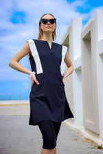 Marina Black Modest Half-Coverage Swimsuit - H2511 Marina Modest