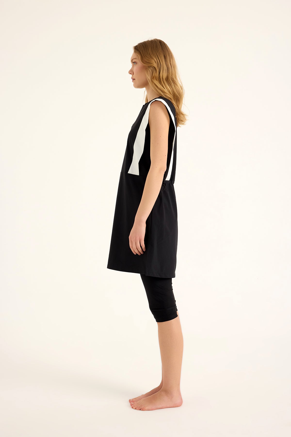 Marina Black Modest Half-Coverage Swimsuit - H2511 Marina Modest