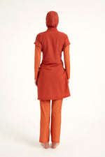 Full Coverage Islamic Swimsuit with Waist Tie | M2523-2 - By Baano