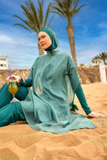 Marina Green Silky Pareo - P2516-1 Marina Modest