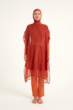 Marina Orange Silky Pareo – P2516-2 Marina Modest