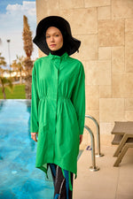 Green High Performance Full Coverage Burkini Set M2503-1 - By Baano
