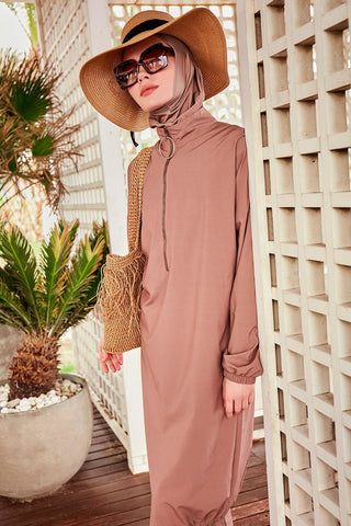 Woven Mink Burkini Modest Swimwear M2405 - By Baano