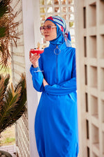 Woven Sax Burkini Modest Swimwear M2404 Marina Modest