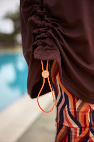 Lycra Brown Burkini Modest Swimwear M2466 - By Baano