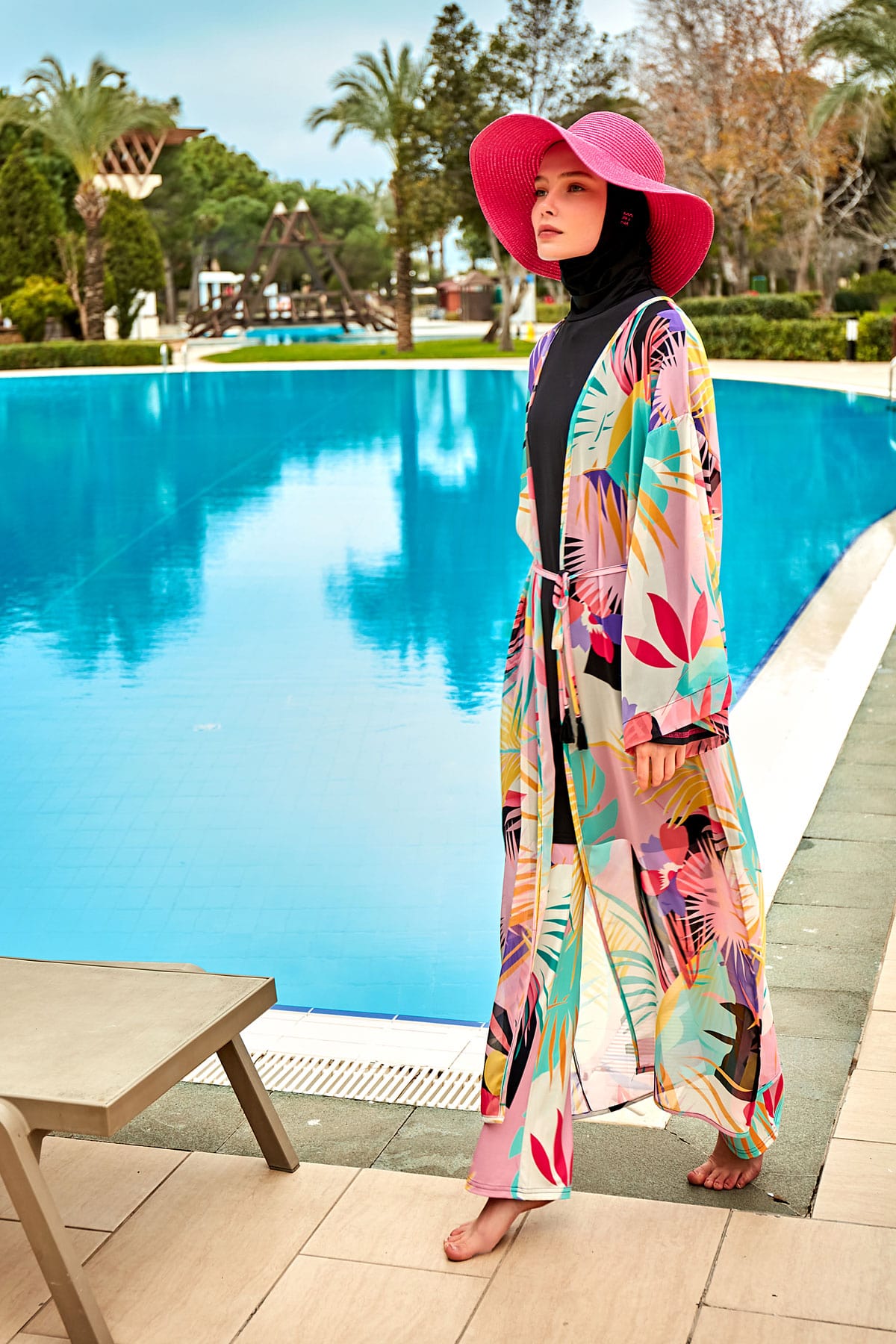Colourful Pareo Kimono P2410 Marina Modest