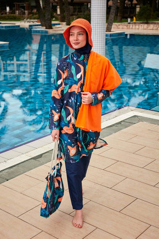 Colourful Burkini Modest Swimwear R2401 - By Baano