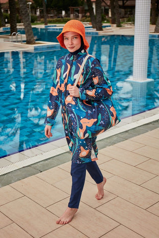 Colourful Burkini Modest Swimwear R2401 - By Baano