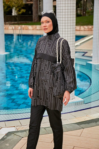 Colourful Burkini Modest Swimwear R2406 - By Baano