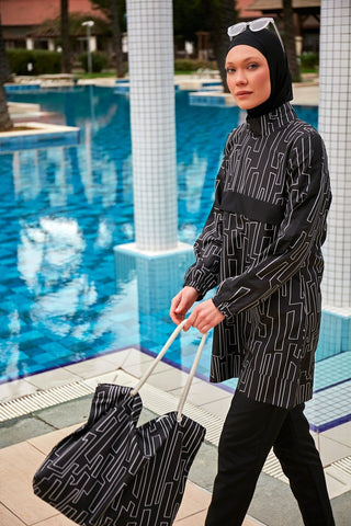 Colourful Burkini Modest Swimwear R2406 - By Baano