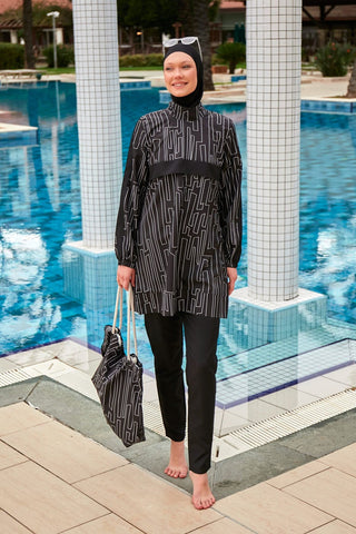 Colourful Burkini Modest Swimwear R2406 - By Baano