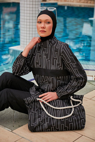 Colourful Burkini Modest Swimwear R2406 - By Baano