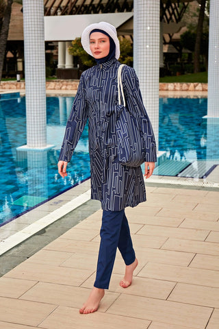 Colourful Burkini Modest Swimwear R2402 - By Baano
