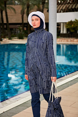 Colourful Burkini Modest Swimwear R2402 - By Baano